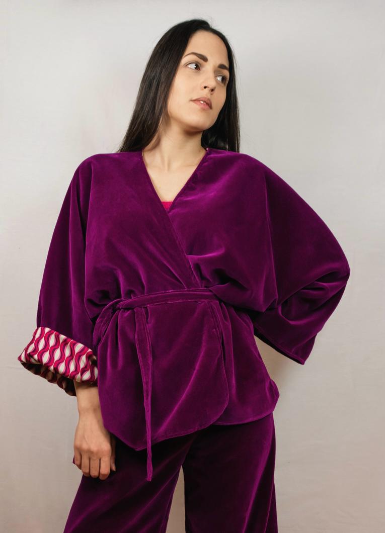 Kimono velluto